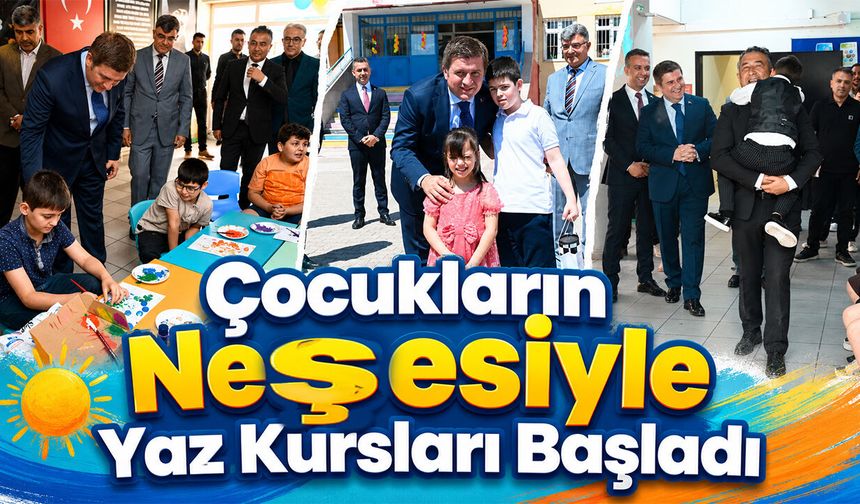 Özel Çocuklar İçin Yaz Kursları Başladı