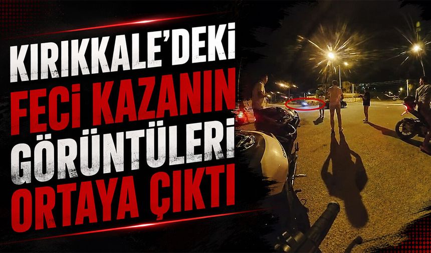 Kırıkkale'deki Feci Kaza Kamerada