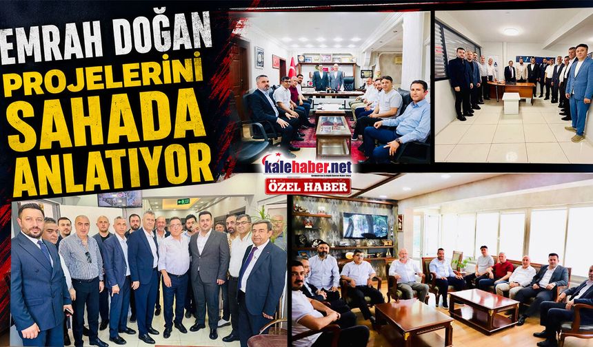 Emrah Doğan Projelerini Sahada Anlatıyor