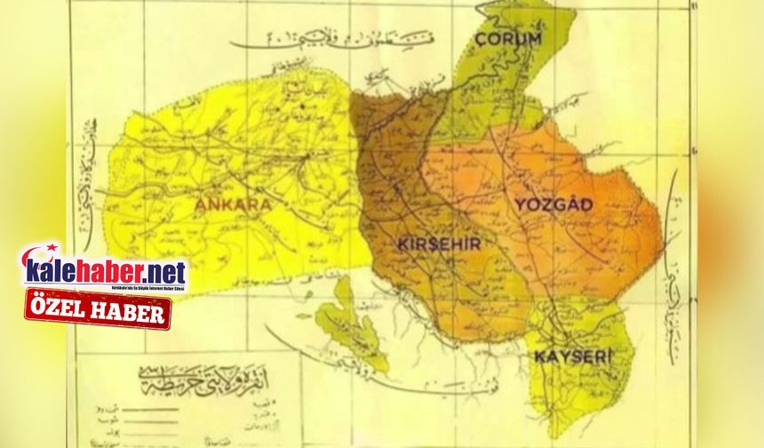 1907 Haritası Kırıkkale'nin İdari Geçmişini Ortaya Koydu