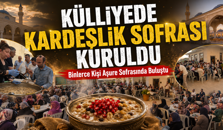 Külliyede Kardeşlik Sofrası Kuruldu