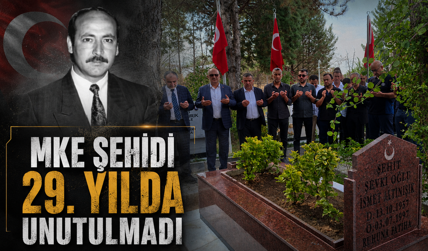 MKE Şehidi 29. Yılda Unutulmadı