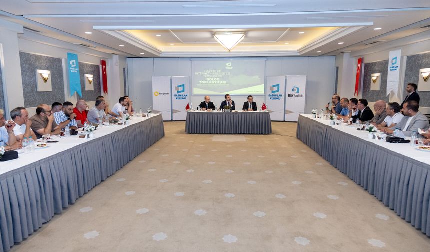 BİK Genel Müdürü Abdulkadir Çay, Trabzon’da bölge basınıyla bir araya geldi