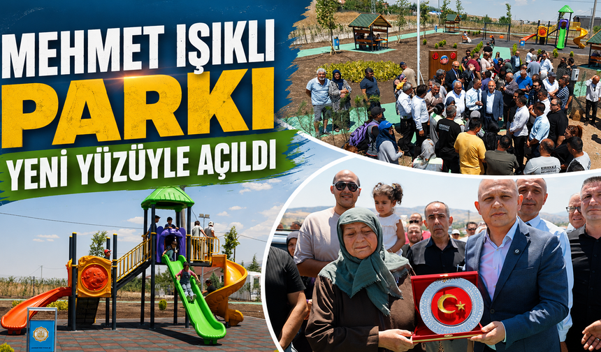Mehmet Işıklı Parkı Yeni Yüzüyle Açıldı