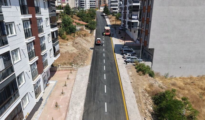 Kırıkkale'de Yol Çizgileri Yenileniyor
