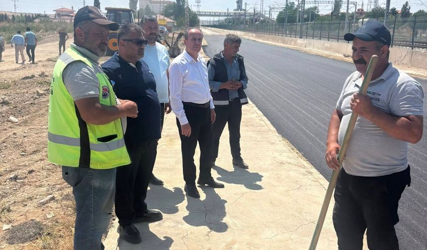 Oba Yolu'nda Asfalt Çalışmaları Tamamlandı