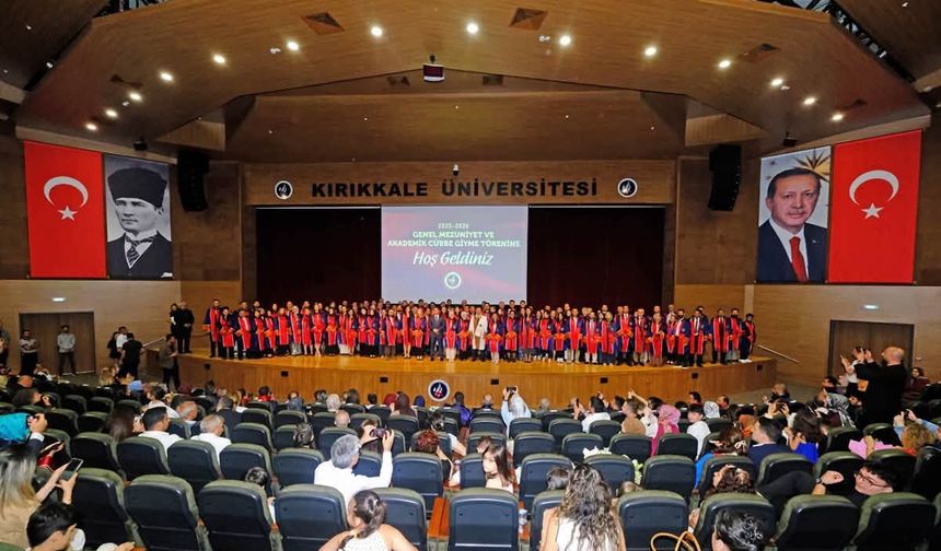 Kırıkkale Üniversitesi 6 Bin 760 Mezununu Uğurladı