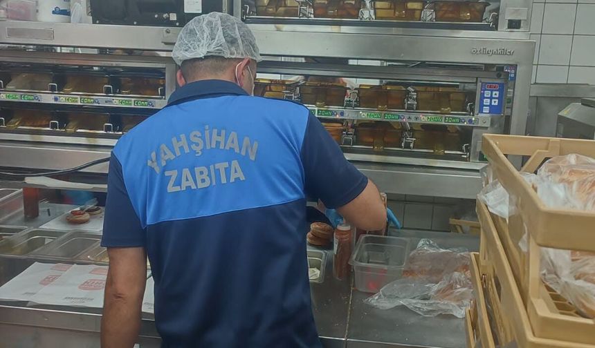 Yahşihan'da Gıda İşletmelerine Hijyen Denetimi