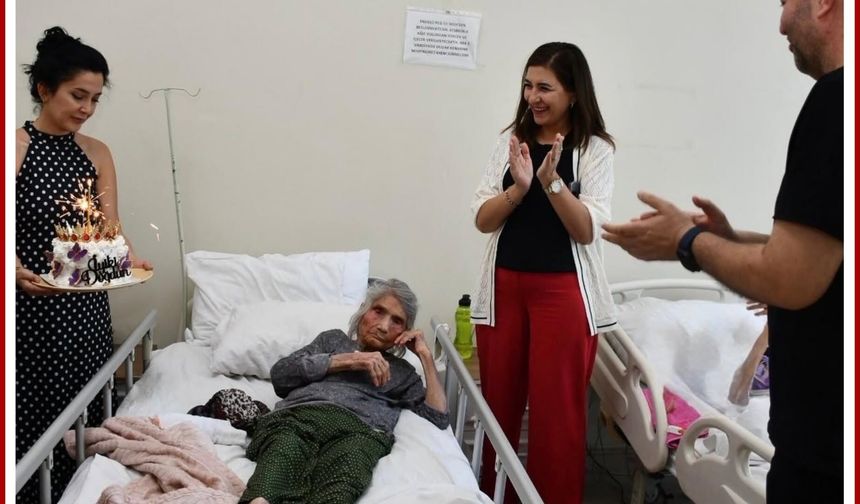 Bozdemir Bakım Merkezi'nde 100 Yaş Sevinci