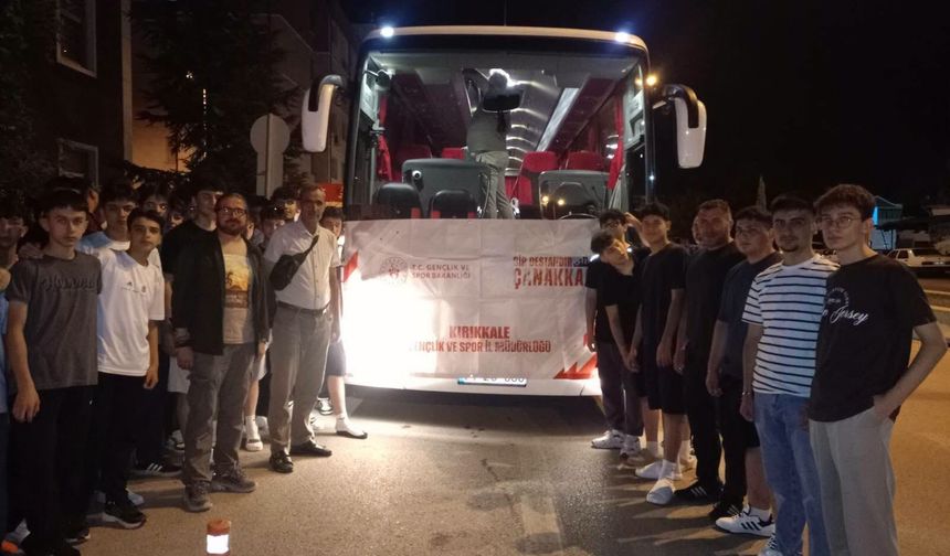 Kırıkkale'den 34 Genç Çanakkale Yolunda