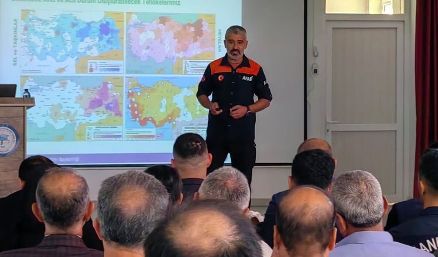 Kamu Personeline Afet Farkındalık Eğitimi