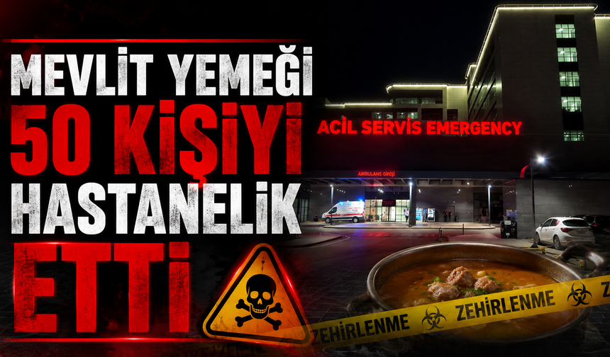 Mevlit Yemeği 50 Kişiyi Hastanelik Etti