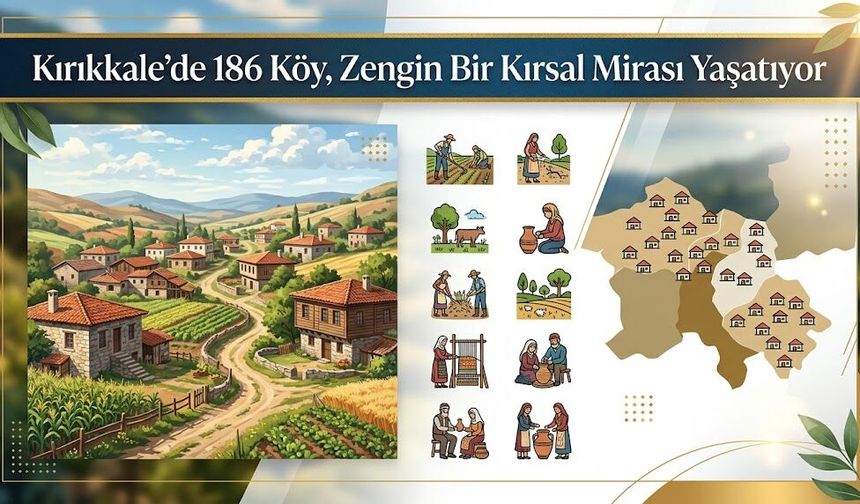Kırıkkale’de 186 Köy, Zengin Bir Kırsal Mirası Yaşatıyor