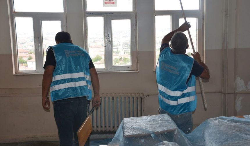Kırıkkale'de Okullar Yeni Döneme Hazırlanıyor