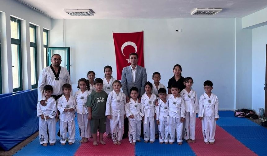 Keskin’de Genç Sporcular Tekvando Öğreniyor