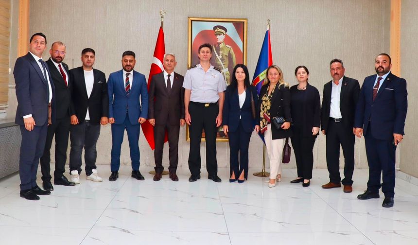 MHP Heyeti Hasan Acar'ı Ziyaret Etti