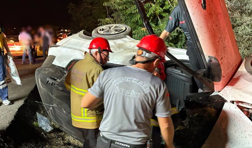 İtfaiye araçtan  zor çıkardı