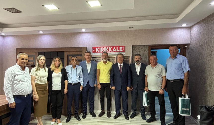 CHP heyeti Kırıkkale Gazetesini ziyaret etti