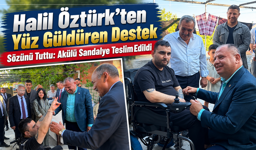 Halil Öztürk’ten Yüz Güldüren Destek