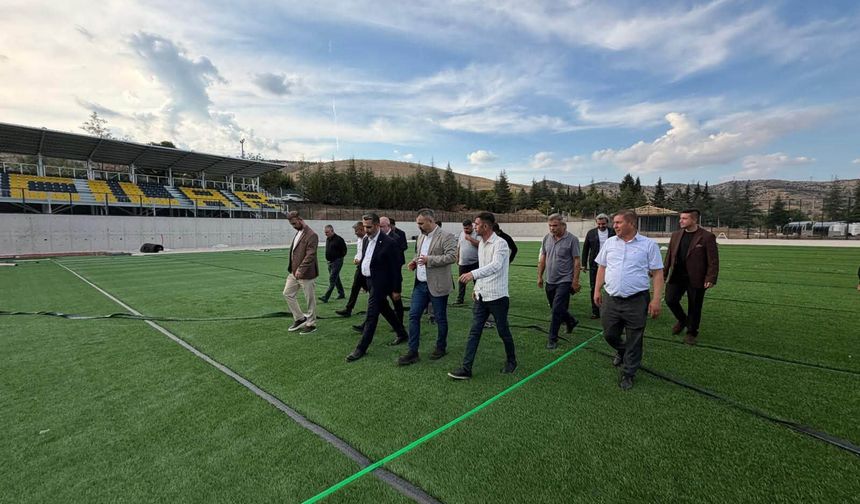 Hacılar’da Stadyum İçin Çalışmalar Hız Kesmeden Sürüyor