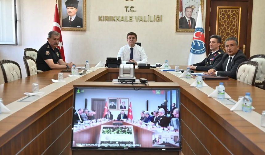 Kırıkkale’de Okul Güvenliği Tedbirleri Görüşüldü