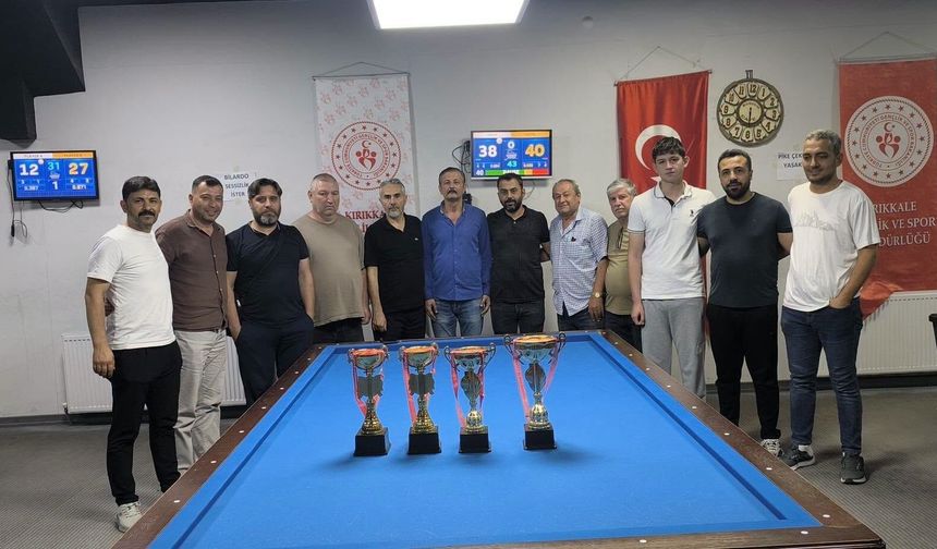 Kırıkkale’de Bilardo Şampiyonu Belli Oldu