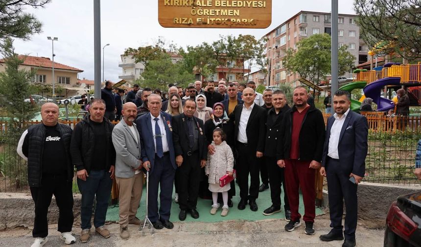 Kırıkkale’de Çocuklara Yeni ve Güvenli Oyun Alanı