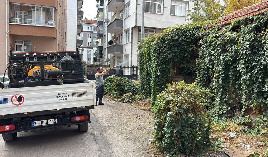 Kırıkkale’de Sonbaharda da İlaçlama Mesaisi Sürüyor