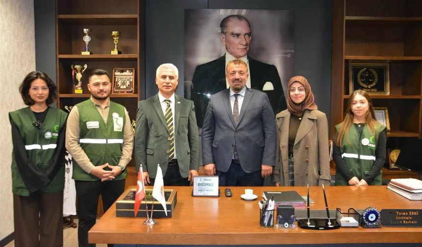 Yeşilay Kırıkkale Şubesinden Baro Başkanı Zeki’ye Ziyaret