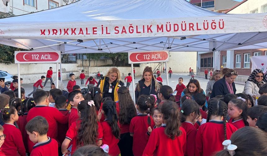 Kırıkkale’de İlkokul Öğrencilerine Sağlıklı Yaşam Eğitimi