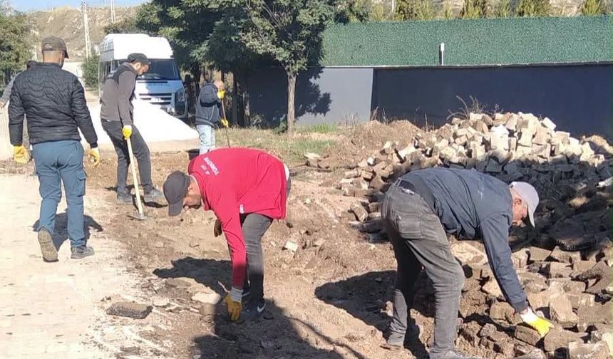 Yahşihan’da Aile Parkı Yoluna Belediye Dokunuşu