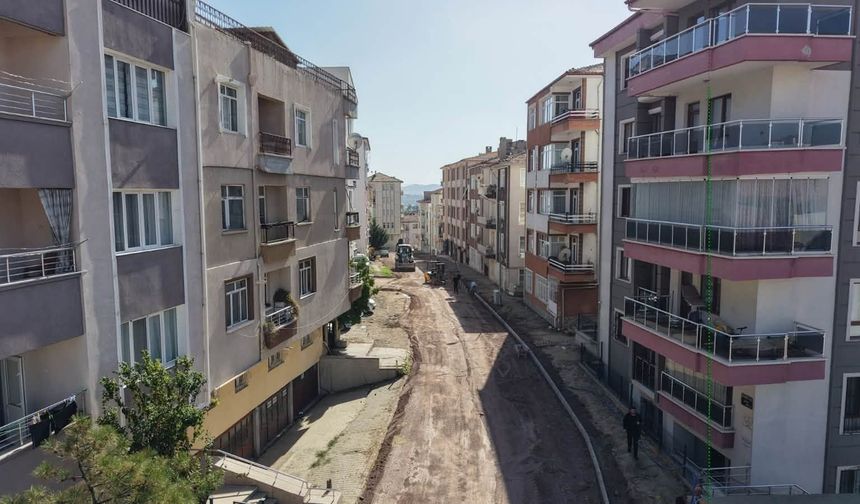 Kırıkkale'de 10 Sokak Baştan Sona Yenileniyor