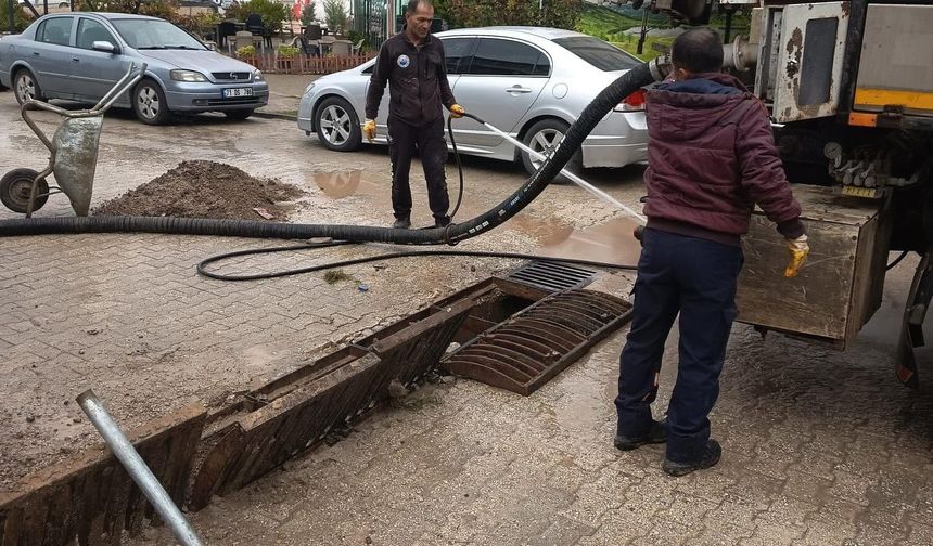 Yahşihan Belediyesi Yağışlara Karşı Teyakkuzda