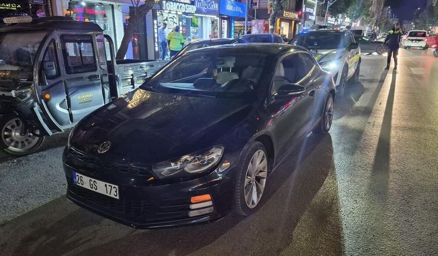 Polise Mukavemet Gösteren Araç Sürücüsü Gözaltına Alındı