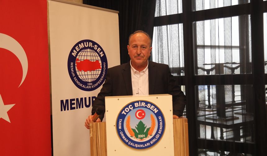 Toç Bir-sen Kırıkkale Şube’de Hacı Yılmazer güven tazeledi.