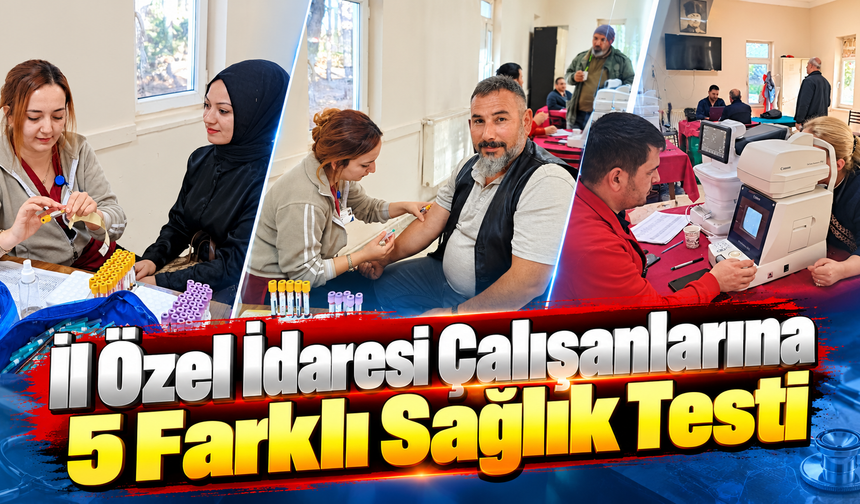 Kırıkkale İl Özel İdaresi Personeline Sağlık Taraması