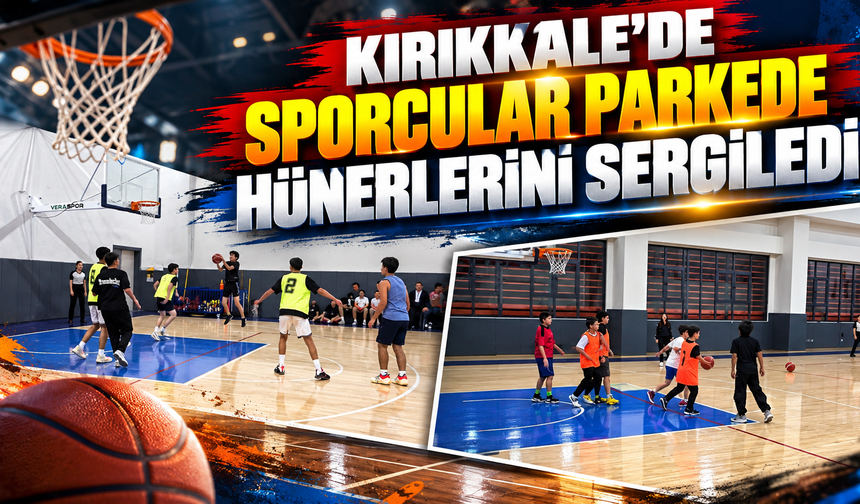 Kırıkkale’de Sporcular Parkede Hünerlerini Sergiledi