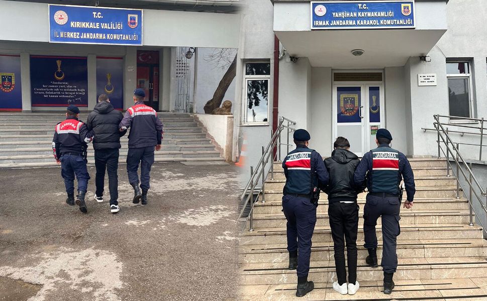 Aranan İki Şahıs Jandarmadan Kaçamadı