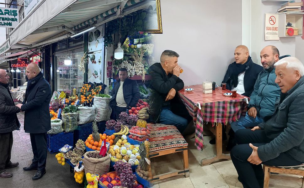 Başkan Önal Gürler Mahallesi Esnafını Ziyaret Etti