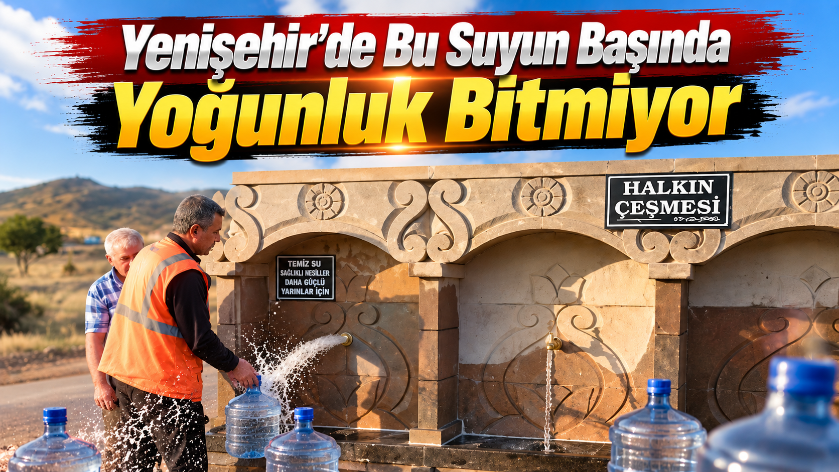 Yenişehir’de Bu Suyun Başında Yoğunluk Bitmiyor