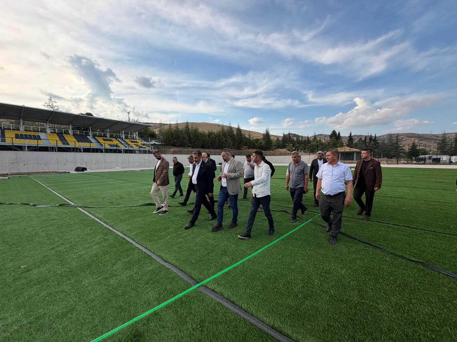 Hacılar’da Stadyum İçin Çalışmalar Hız Kesmeden Sürüyor