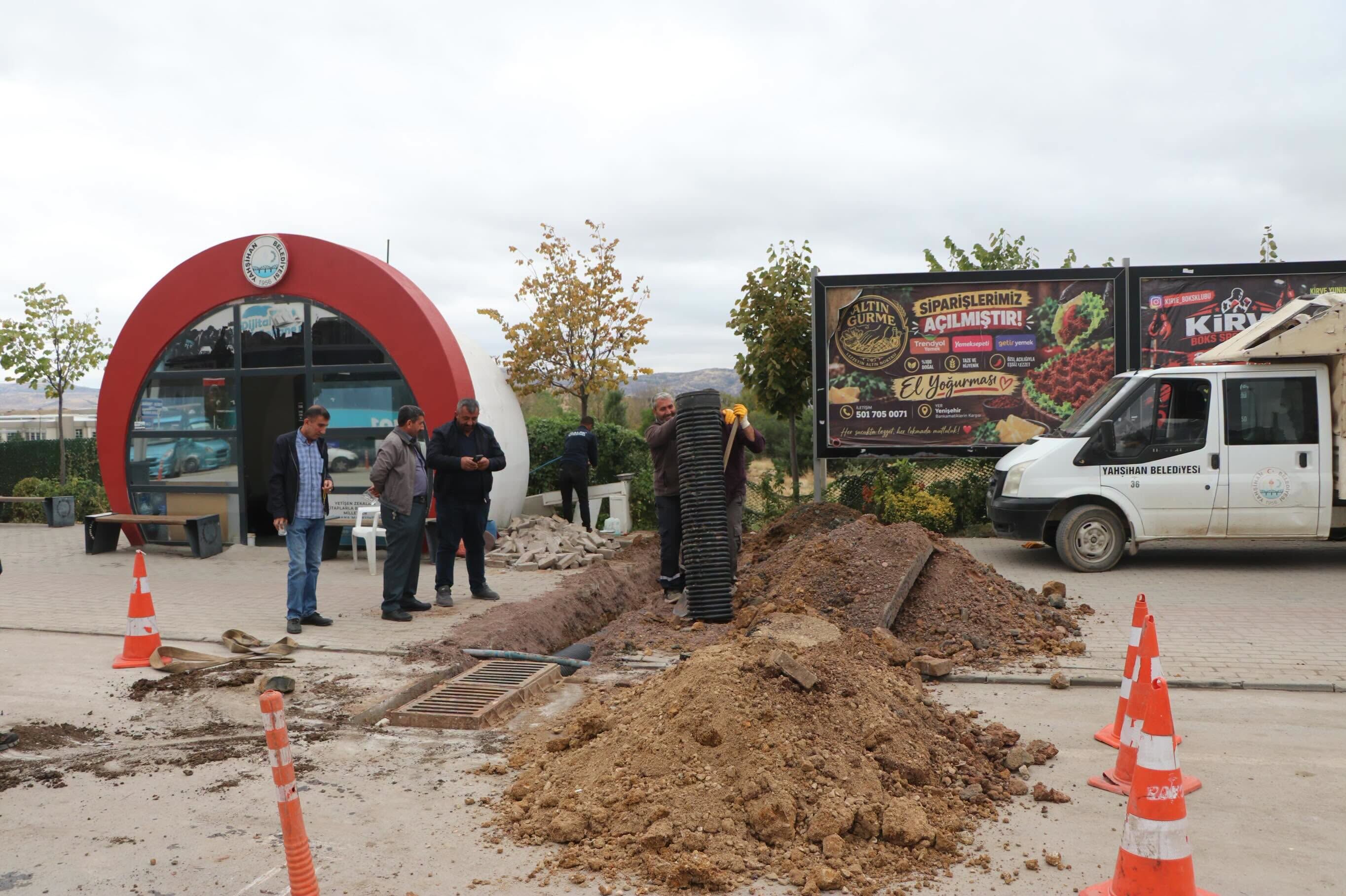 Yahşihan’da Yağışlara Karşı Altyapı Seferberliği