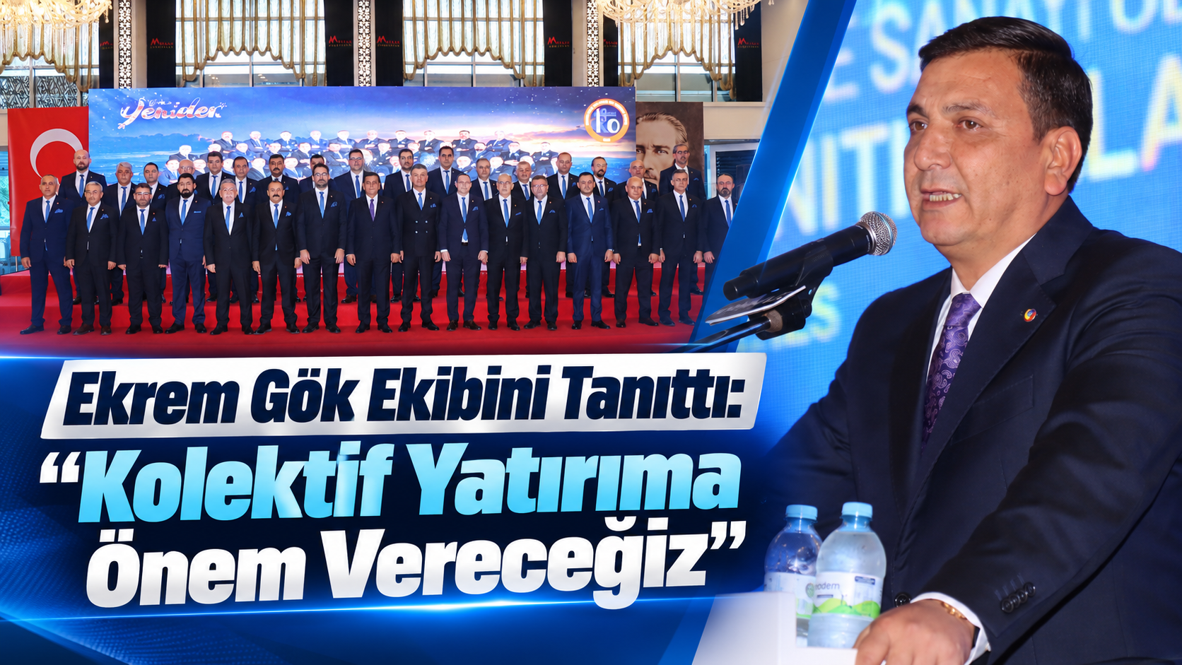 Ekrem Gök Ekibini Tanıttı: “Kolektif Yatırıma Önem Vereceğiz”