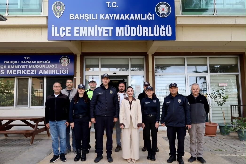 Bahşılı’nın Yeni Emniyet Müdürüne Hayırlı Olsun Ziyareti
