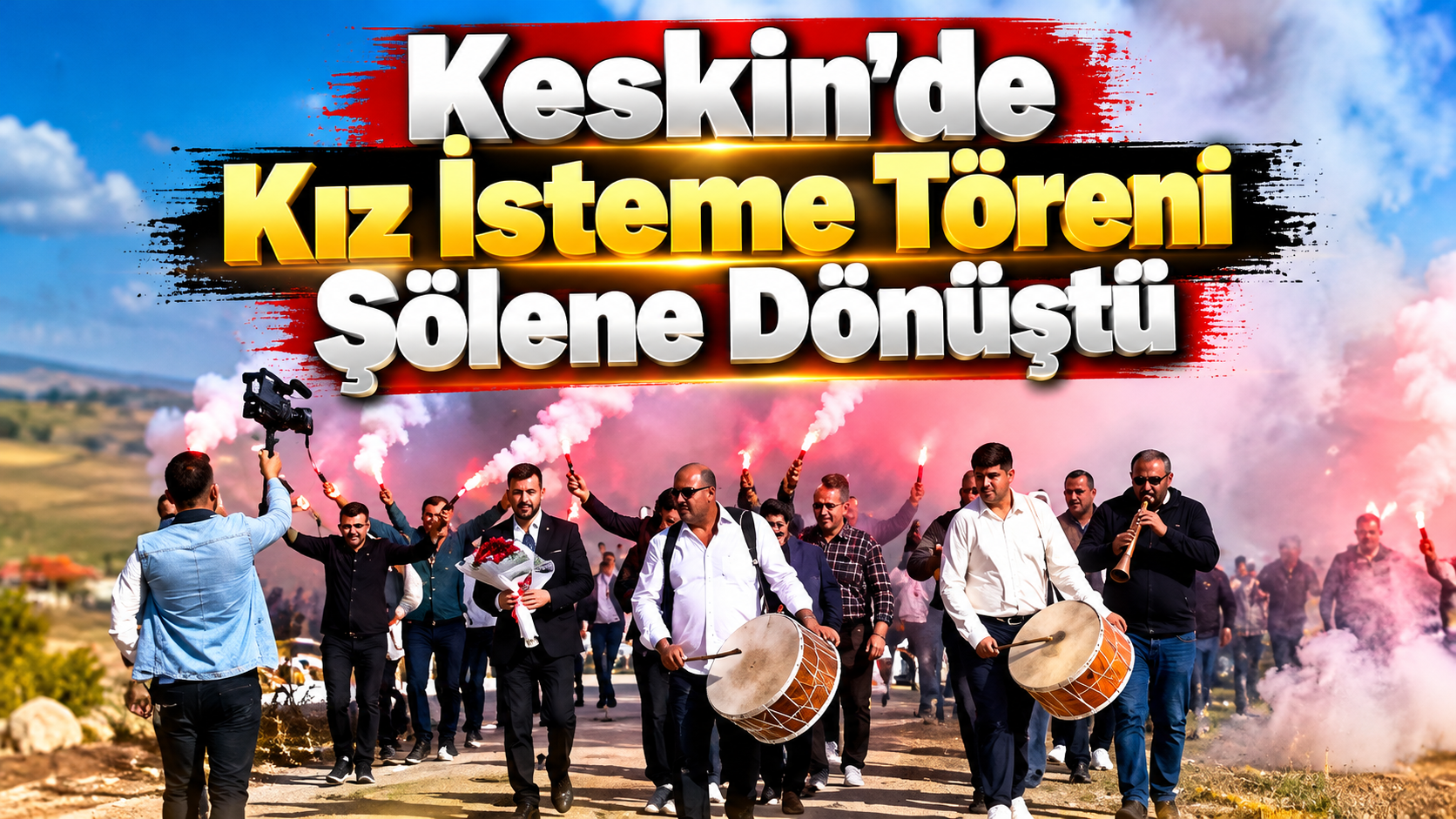 Keskin'de Kız İsteme Töreni Şölene Dönüştü