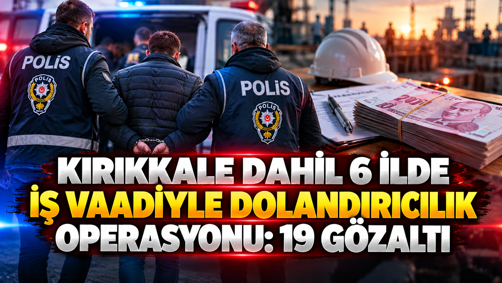 Kırıkkale Dahil 6 İlde İş Vaadiyle Dolandırıcılık Operasyonu: 19 Gözaltı