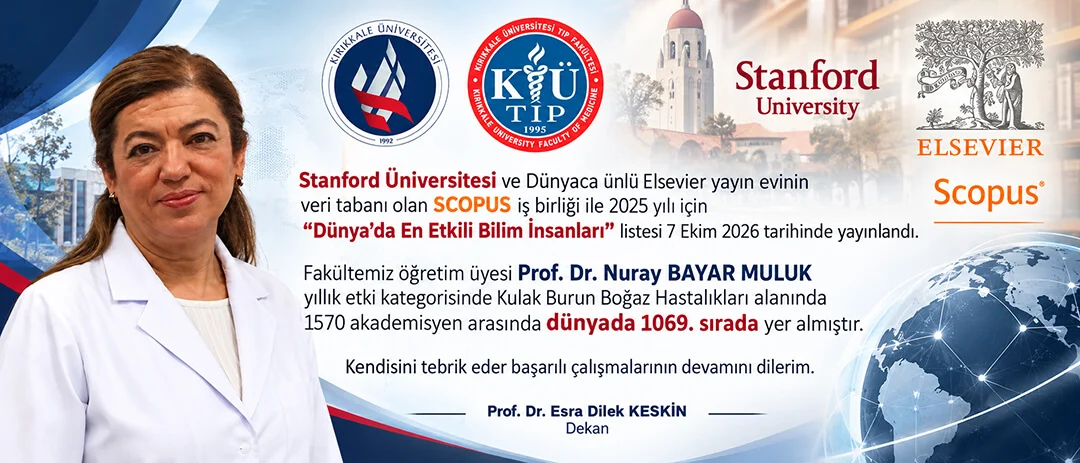 Kirikkale Universitesi Tip Fakultesinden Buyuk Basari Prof Dr Nuray Bayar Muluk Dunyanin En Etkili Bilim Insanlari Listesinde