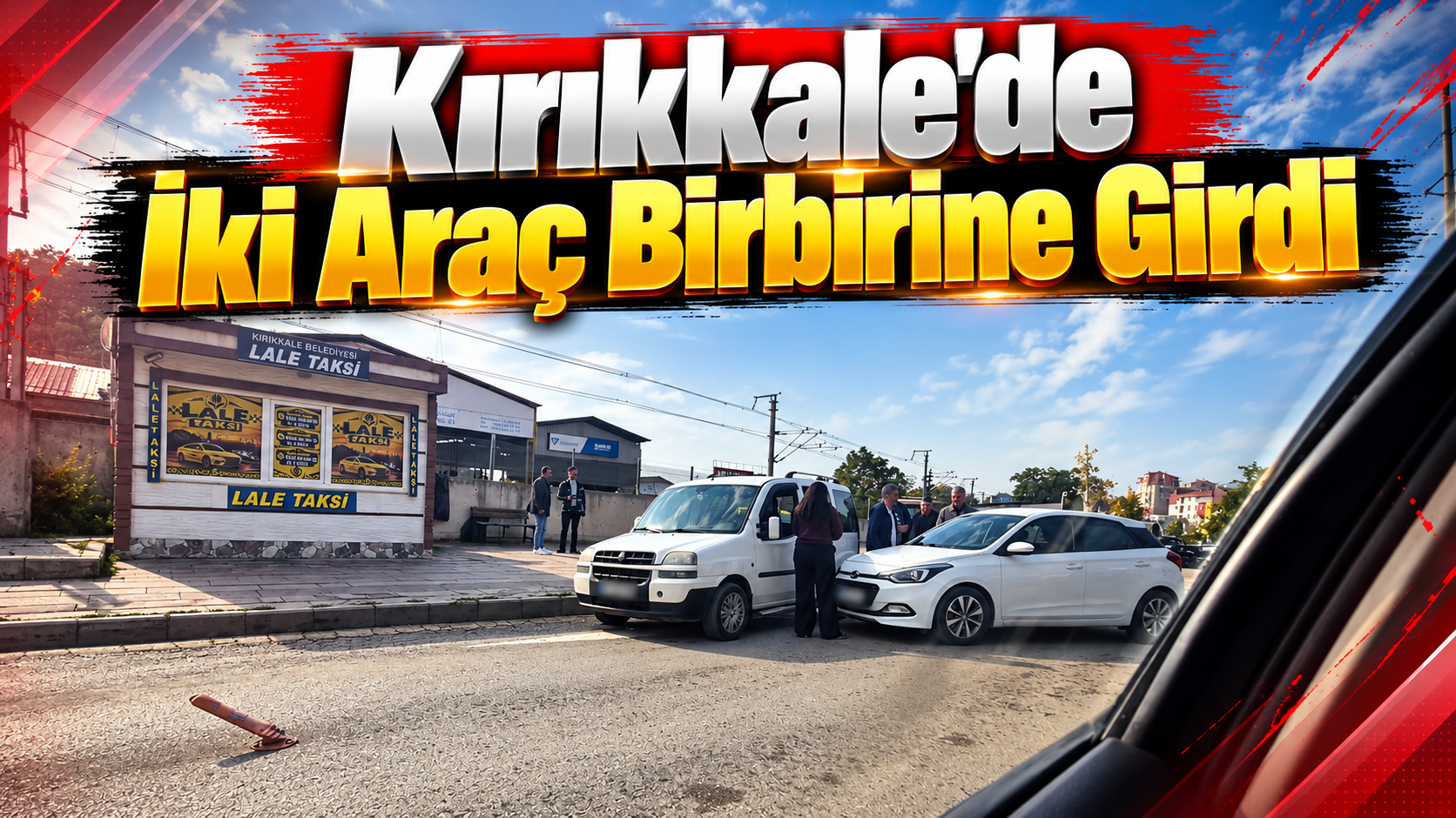 Kırıkkale'de İki Araç Birbirine Girdi